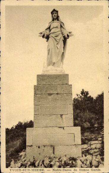 CPA Yvoir sur Meuse Wallonie Namur, Notre-Dame de Bonne Garde