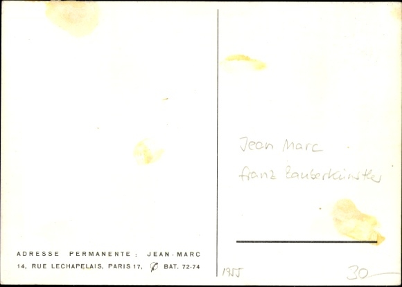 PC magician Jean Marc, playing cards, autograph