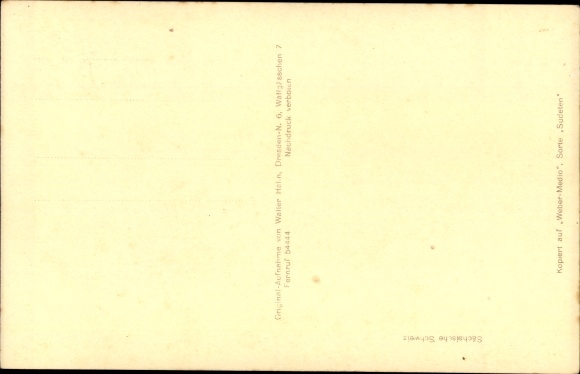 Postcard Kurort Rathen in the Elbe Sandstone Mountains, climbers in the jump, locomotive
