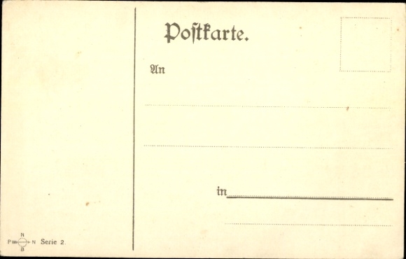 Postcard Berlin, butter menu for adults, the state cares like a mother