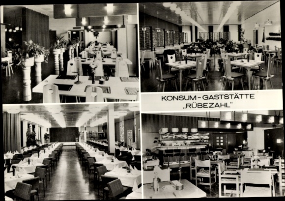 Ak Berlin Köpenick, Restaurant Rübezahl am Müggelsee, Innenansichten