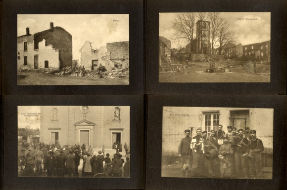 Album 1st World War 50 Postcard of the KS 45th replacement brigade, Sarrebourg Saarburg Lorraine around 1915