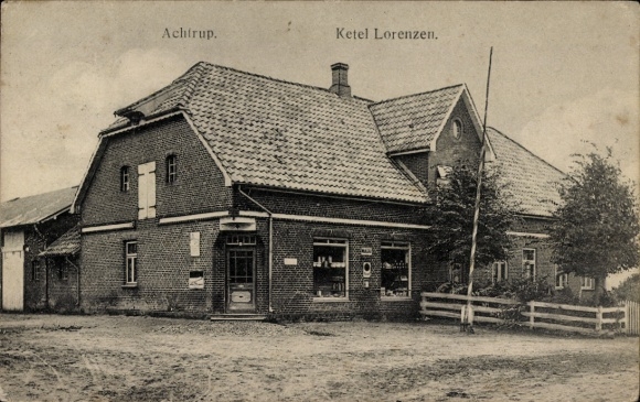 Ak Achtrup in Nordfriesland, Ketel Lorenzen