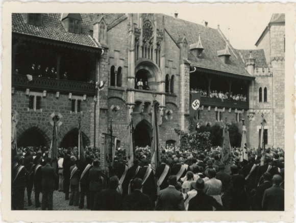 Photo Marienburg Hildesheim in Lower Saxony, Gausängerfest, soldiers, August 13, 1933