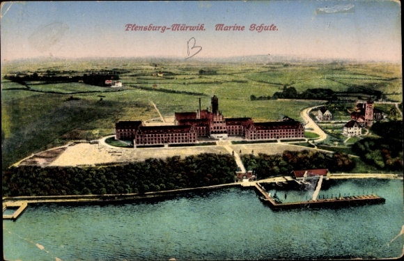 Ak Mürwik Flensburg in Schleswig Holstein, Blick auf die Marineschule
