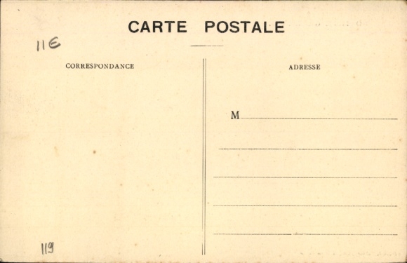 Postcard Segré Maine et Loire, vue générale de la Société Générale
