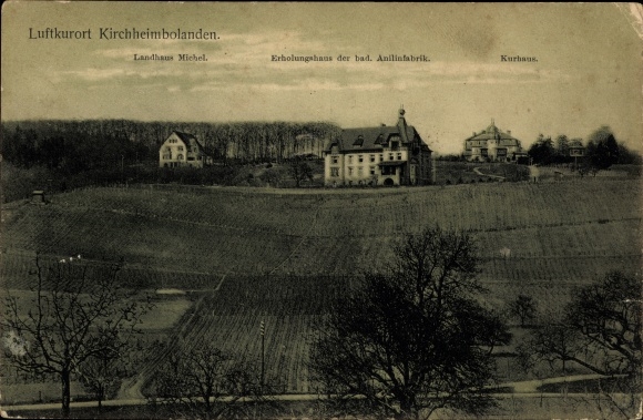 Ak Kirchheimbolanden in der Pfalz, Erholungshaus der bad. Anilinfabrik, Kurhaus, Landhaus Michel