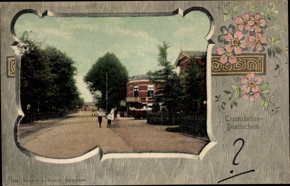 Passepartout Postcard Doetinchem Gelderland, Tram station