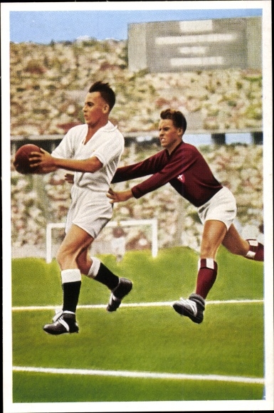 Collection picture Olympia 1936, handball, Germany Switzerland, Mühlen Franck coffee additive