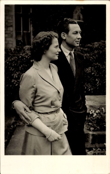 Ak Prinz Ernst August von Hannover, Prinzessin Ortrud zu Schleswig Holstein Sonderburg