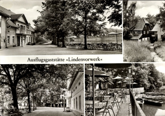Ak Jahnshain Kohren Sahlis Frohburg in Sachsen, Ausflugsgaststätte Lindenvorwerk