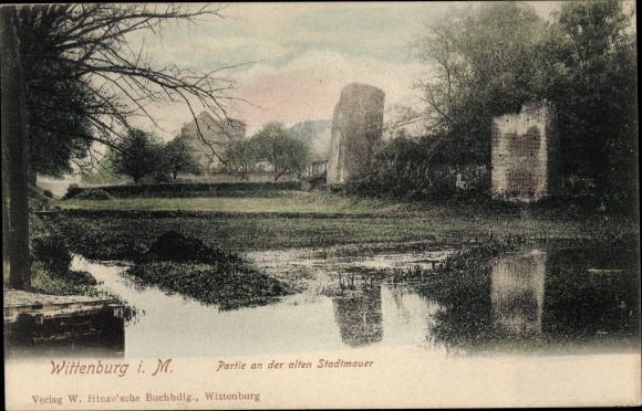 PC Wittenburg in Mecklenburg, on the old city wall