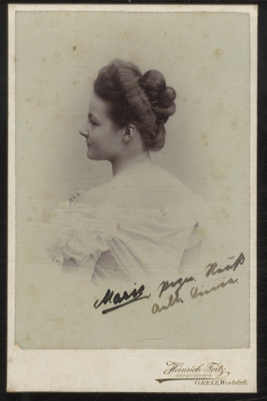 Cabinet photo Princess Marie Agnes of Reuss (elder line)