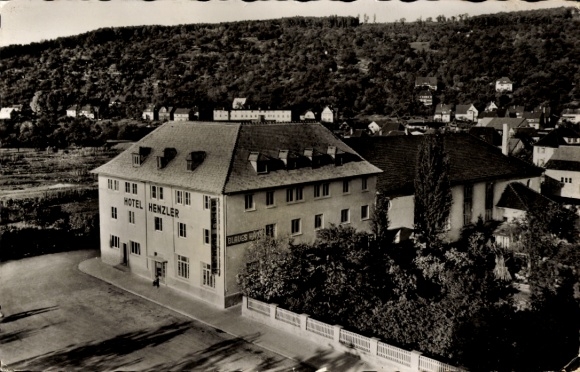 Postcard Plochingen am Neckar, Hotel Henzler