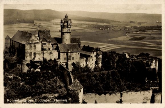 Postcard Alt Wiedermus Ronneburg in Hesse, Ronneburg Castle