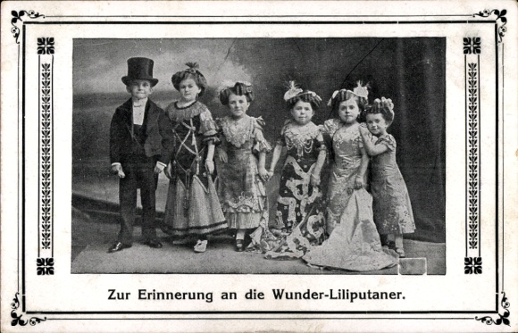 Passepartout Postcard Memory of the Miracle Lilliputians