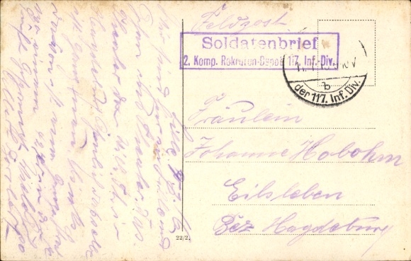 Postcard Lille Nord, Bahnhof