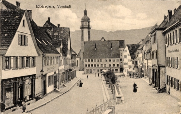 Ak Ebingen Albstadt in Württemberg, Vorstadt