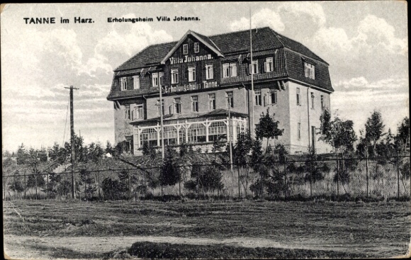 Postcard Tanne Oberharz am Brocken, Villa Johanna recreation home