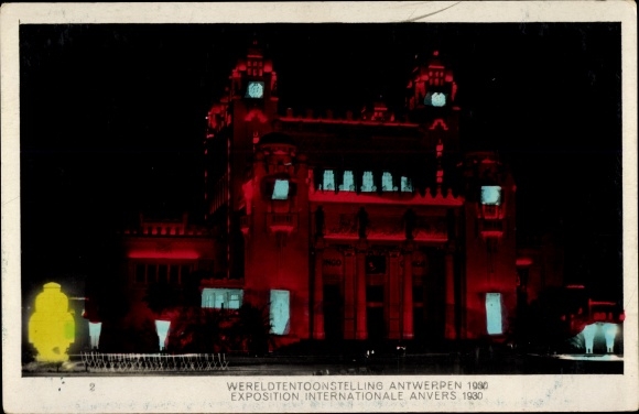 Postcard Anvers Antwerp, Exposition Internationale 1930, World Exhibition, Palais du Congo