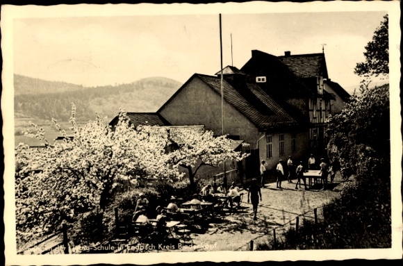Postcard Bad Endbach in Hesse, school camp