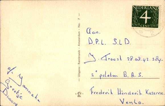 PC Dutch soldier counts days, barracks, soldier's life, hearts, cigarette