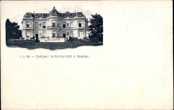 Ak Genf Stadt Schweiz, Château de Rothschild