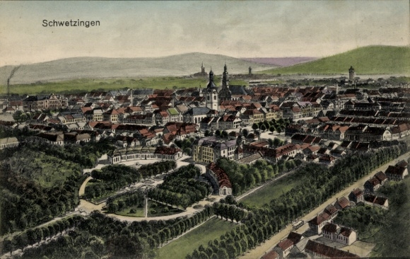 Artist PC Schwetzingen in Baden, general view