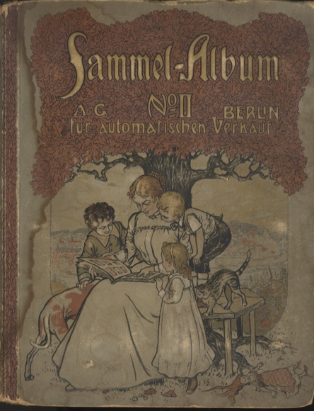 Album 2 collector's picture album stock company for automatic sales, Berlin 1900