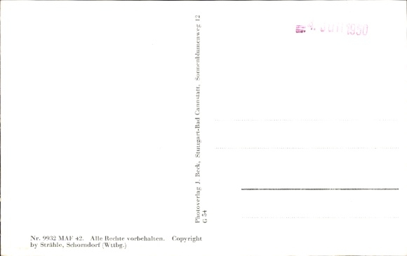 Postcard Weiler Sinsheim in Baden, Burg Steinsberg, aerial photograph, Wirtschaft zur Rose