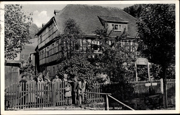 Postcard Rohrbach in Thuringia, Landhaus Frischbach