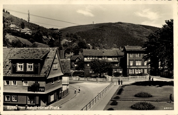 Ak Ruhla in Thüringen, Adolf Hitler-Platz