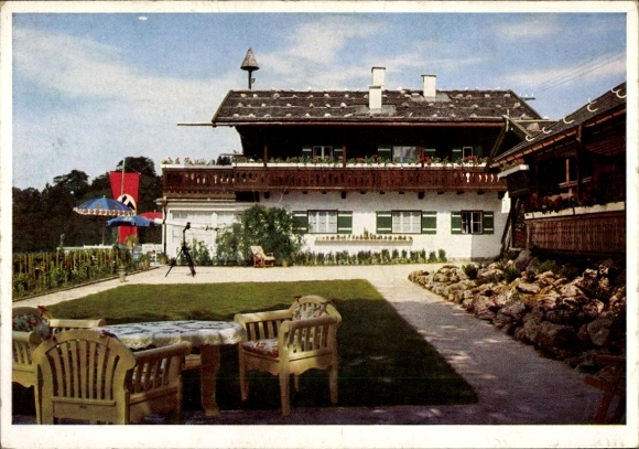 Ak Obersalzberg Berchtesgaden, Berghof, Haus Wachenfeld, Landhaus des Reichskanzlers Adolf Hitler