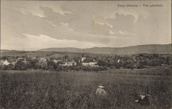 Kanton Ak Fahy w Jura, widok na miasto