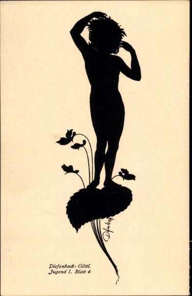 Paper cut PC Diefenbach, divine youth 1, part 4