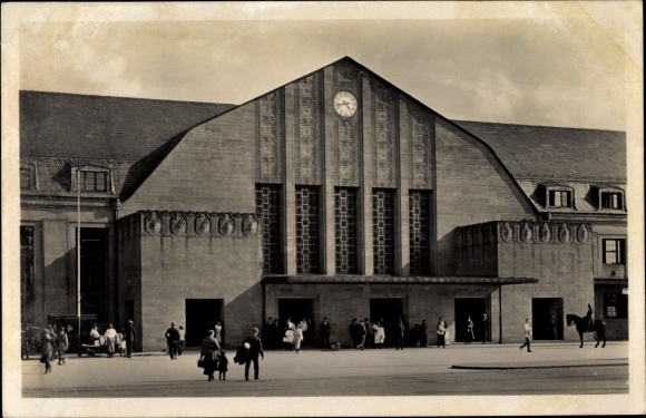 Ak Karlsruhe in Baden Württemberg, Hauptbahnhof