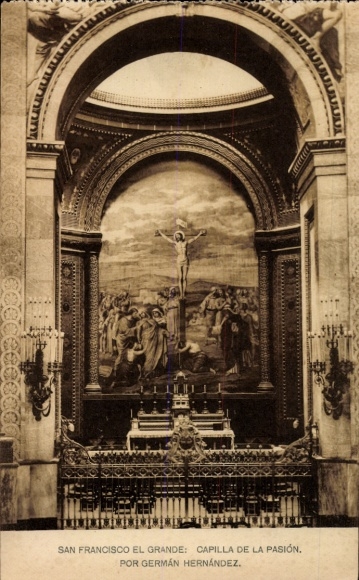 CPA Madrid, San Francisco El Grande, Capilla de la Pasión