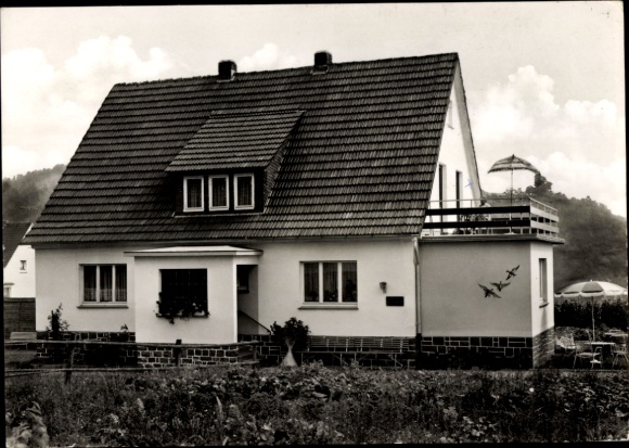 Postcard Liesen Hallenberg Sauerland, Pension Haus Hildegard