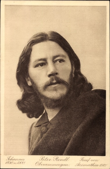 PC Oberammergau in Upper Bavaria, actor Peter Rendl, Passion Play 1910, Josef v. Arimathea