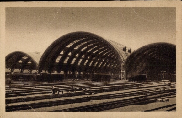 Ak Milano Milaan Lombardia, Stazione Centrale, Le Tettoie