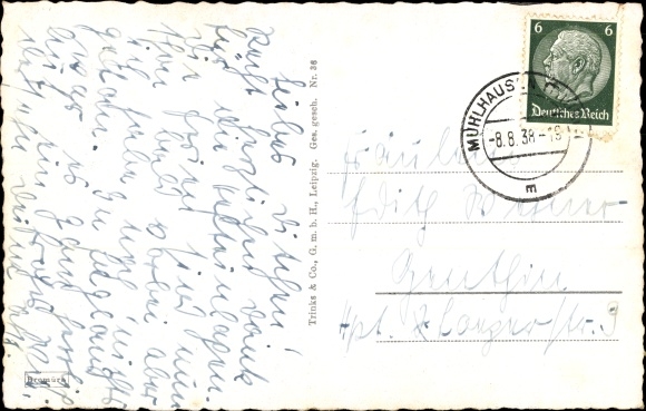 Postcard Mühlhausen in Thuringia, Inner Frauentor