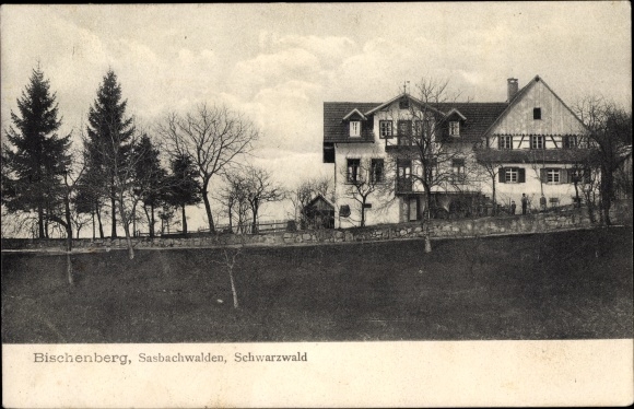 Postcard Sasbachwalden in the Black Forest, Inn Bischenberg
