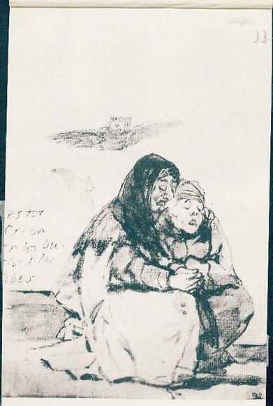 20 alte Postcard Goya, Drawings 1, Museo del Prado Madrid, diverse Ansichten