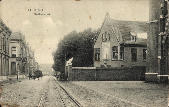 Ak Tilburg Noord-Brabant Nederland, Gasthuisstraat