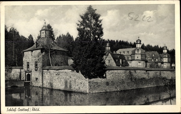 Ansichtkaart Krottorf Friesenhagen Rijnland, Kasteel Crottorf