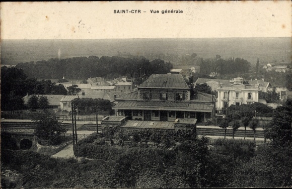 Ak Saint Cyr Yvelines, Vue generale