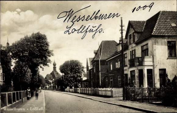 Ak Wesselburen in Dithmarschen, Lollfuss