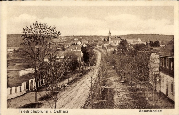 Ak Friedrichsbrunn Thale im Harz, Gesamtansicht