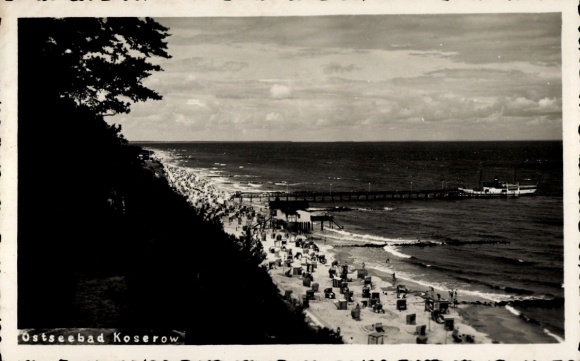 Foto Ostseebad Koserow auf Usedom, Strandblick, Anleger