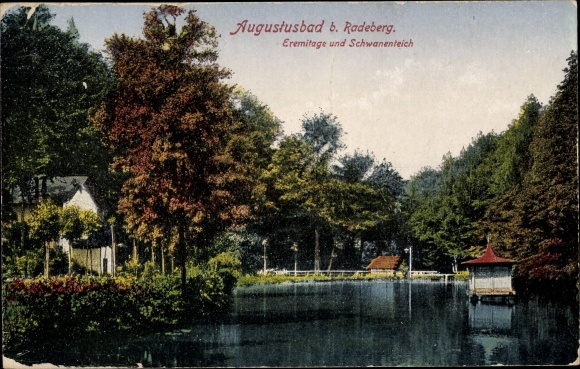 PC Liegau Augustusbad Radeberg Saxony, Hermitage, swan pond